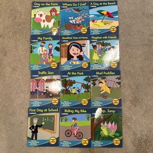 Pre-Reader Letters and Sounds Books 1-12. Pre-k, age 4+